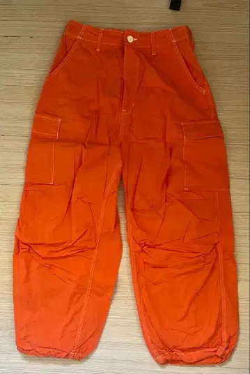 에드윈 EDWIN 카고 팬츠 워크 팬츠 오렌지 UNE218