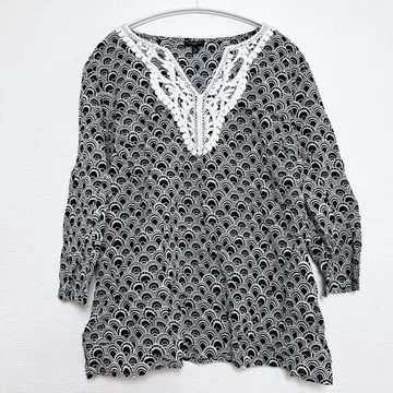 새상품급 TALBOTS 파도 무늬 튜닉 LP