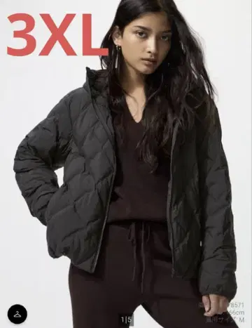 UNIQLO 퍼퍼 자켓 블랙 WOMEN 3XL