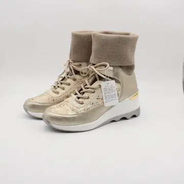 76 새상품 MUUM 니트 어레인지 스니커즈 부츠 (L)