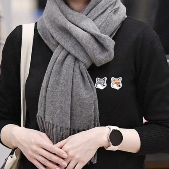 New) Maison Kitsuné Duffle Fox Last Stock Quantity 8 Pieces Super Special Sale Disposal!!