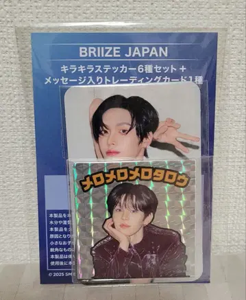 RIIZE 라이즈 가입 캠페인 혜택 원빈 반짝이 스티커 트레이딩 카드