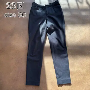 새상품급 23구 슬랙스 블랙 블랙 슬림 레그 테이퍼드 포멀