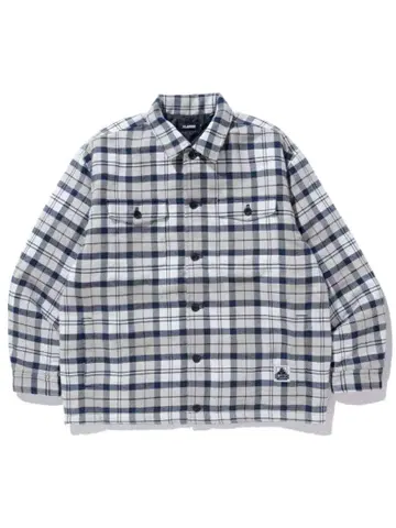 XLARGE 플란넬 셔츠 L 사이즈 체크 무늬