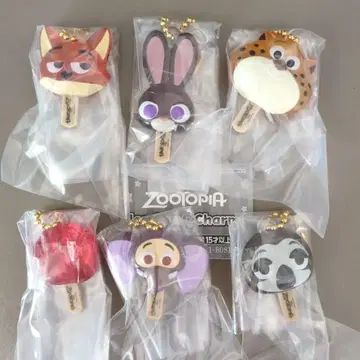 주토피아 아이스캔디 참 전 6종 세트