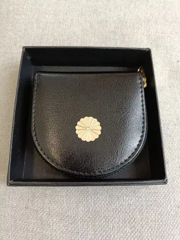 [황궁 한정판] 블랙 말발굽형 동전 지갑 코인 케이스 블랙