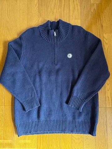 EVRIS 써니 하프 지퍼 니트탑