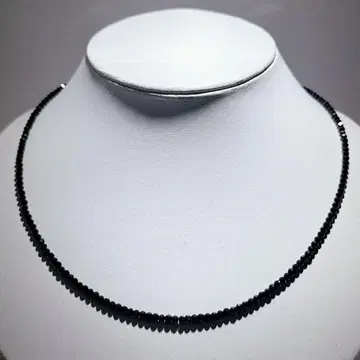 블랙 스피넬 목걸이 NO 25-2477