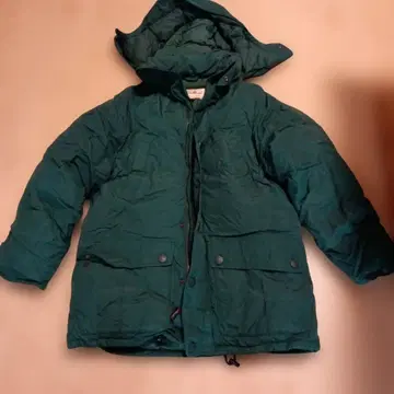 Eddie Bauer 그린 다운 자켓 S/P