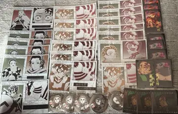 귀멸의 칼날 ufotable 즐거운 복권 폴라로이드 캔뱃지 엽서