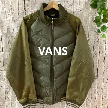 빈티지 VANS (반스) 충전솜 블루종 자켓 M 사이즈 올리브