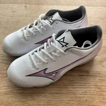 21.5cm Mizuno Alpha 축구화 화이트