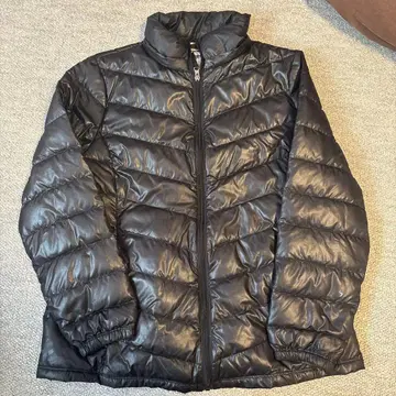 블랙 다운 자켓 L 사이즈