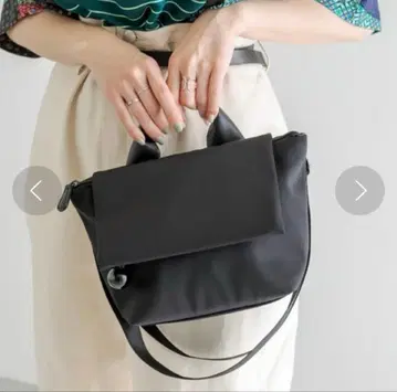 ear PAPILLONNER 발수 수지 볼 2WAY 백 S 사이즈 블랙