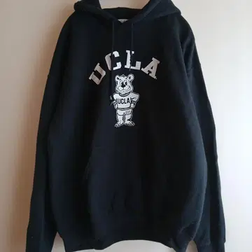 UCLA 후드티 남성용 L 사이즈 블랙 맨투맨