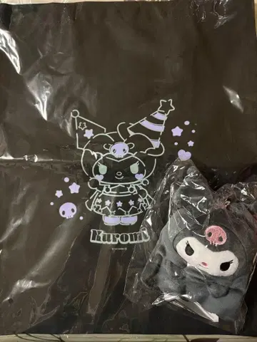 산리오 할로윈 2025 복권 쿠로미 토트백 봉제 인형 참