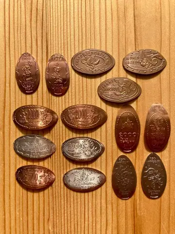 [ 익명 배송 ] 디즈니 수베니어 메달 15개 세트