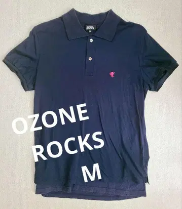 OZONEROCKS 네이비 피케 셔츠 M 사이즈