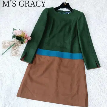 [ 엠즈 그레이시/M'S GRACY ] 롱 원피스 일본제 울 플레어