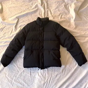 Crescent down works 다운 자켓 S 블랙 후크 버튼