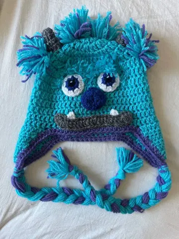 몬스터 주식회사 셜리 니트 모자