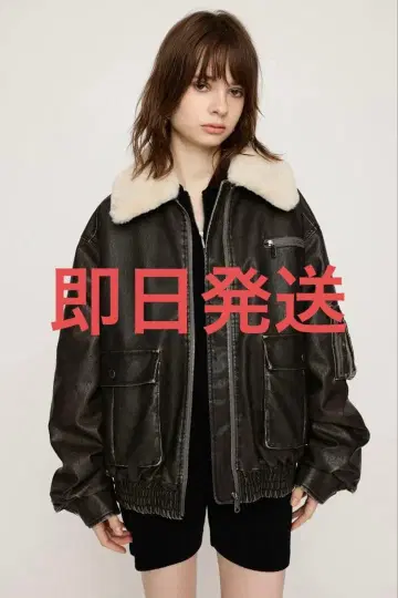 SLY VINTAGE FALEATHER S/BZ 숏 자켓