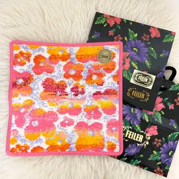 [ 미사용 ] FEILER 손수건 종이 봉투 랩핑 포함