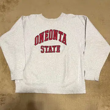 구제 의류 ONEONTA STATE 트레이닝복 그레이/칼리지 맨투맨