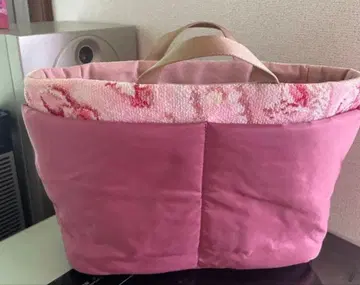 썸씽 핑크 백 인 백 핸드백 수납