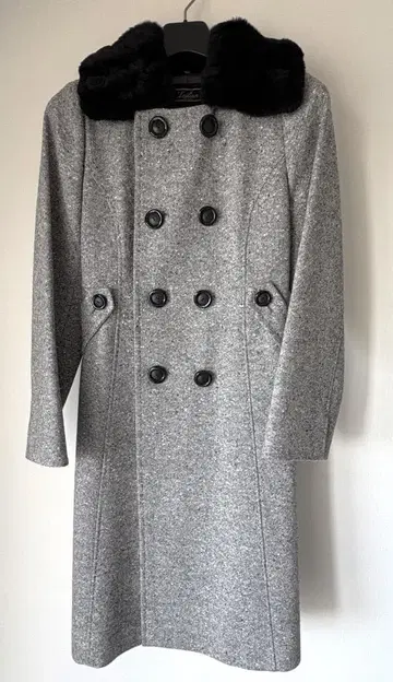 Leilian 캐시미어 혼방 뉴트리아 퍼 코트 사이즈 9