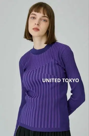 UNITED TOKYO 리브 니트
