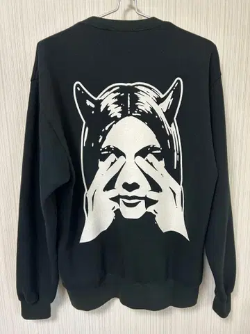 HYSTERIC GLAMOUR 블랙 맨투맨