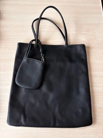 새상품급 키타무라 Kitamura 다크 네이비 토트 서브백 포멀