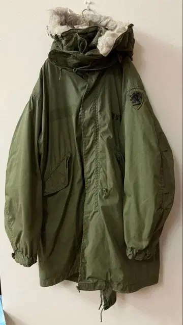 빈티지 US ARMY 미군 피쉬테일 후드티 USA제 M-65