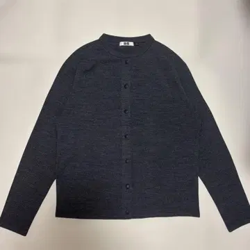 UNIQLO U 가디건 다크 그레이 긴팔