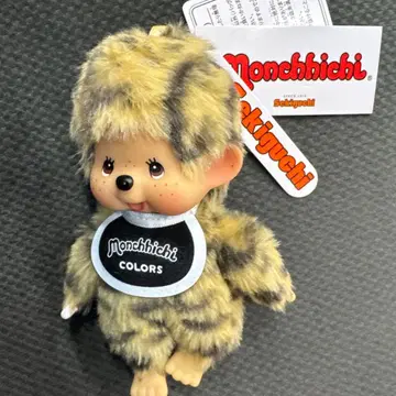 새상품 미사용 세키구치 몽치치 COLORS 키체인 레오파드 무늬 택 포함