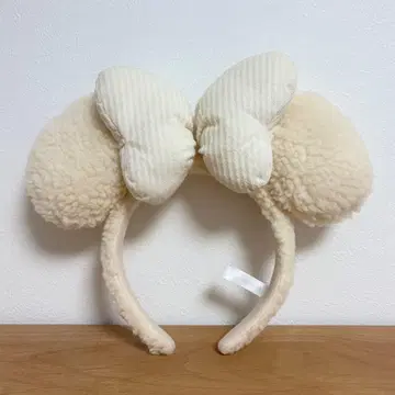 디즈니 머리띠 미니 화이트