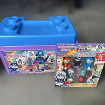 호빵맨 세균 성을 만들 수 있어! 다다단 블록 버킷 (BANDAI)