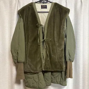 kastane 충전솜 퀼팅 자켓 베스트 세트