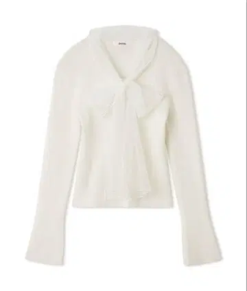 뉴앙스 리본 니트 풀오버 스나이델