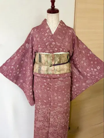 쇼와 레트로 크레이프 원단 코몬