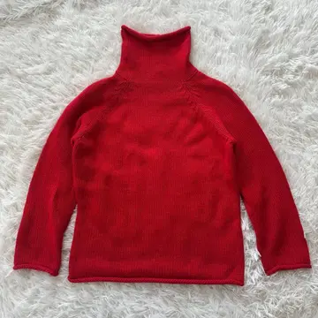 J.CREW 코튼 니트 스웨터 레드 / S 사이즈