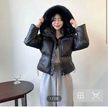 소나 숏 다운 블랙