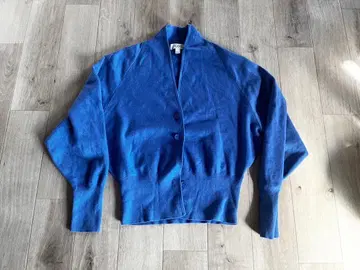 COS Sky 블루 허리 니트 가디건 S