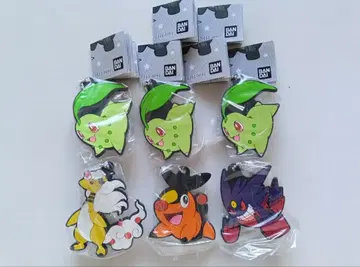 BANDAI 포켓몬 키링 6개 세트