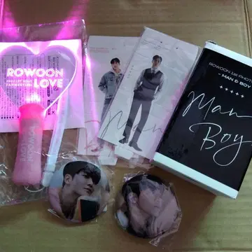 ROWOON 아크릴 스탠드 응원봉 거울