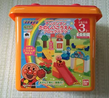 호빵맨 블록 라보 즐거운 공원 블록 통