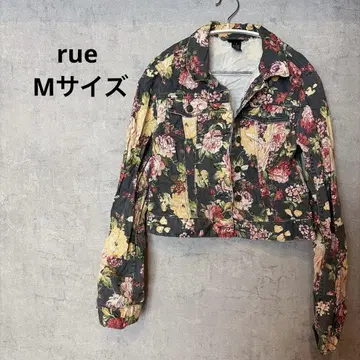rue21 플라워 프린트 크롭 자켓 M