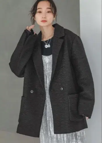 JEANASIS 컬리 부클레 W 자켓