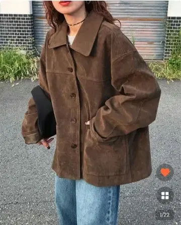 klee 스웨이드 트래커 자켓 nugu